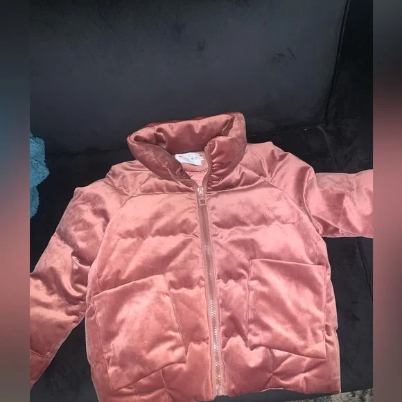SOLD velvet puffer jacket size small - Picture 4 of 8